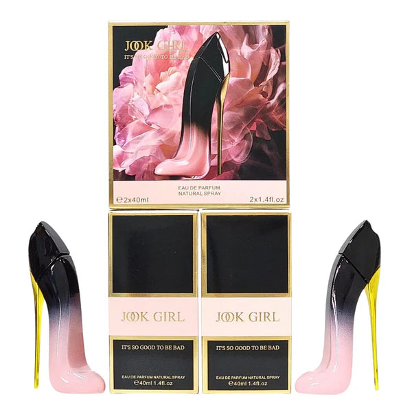 LOOK GIRL - Ženski Parfem Set 2x50ml u Staklenoj Štikli