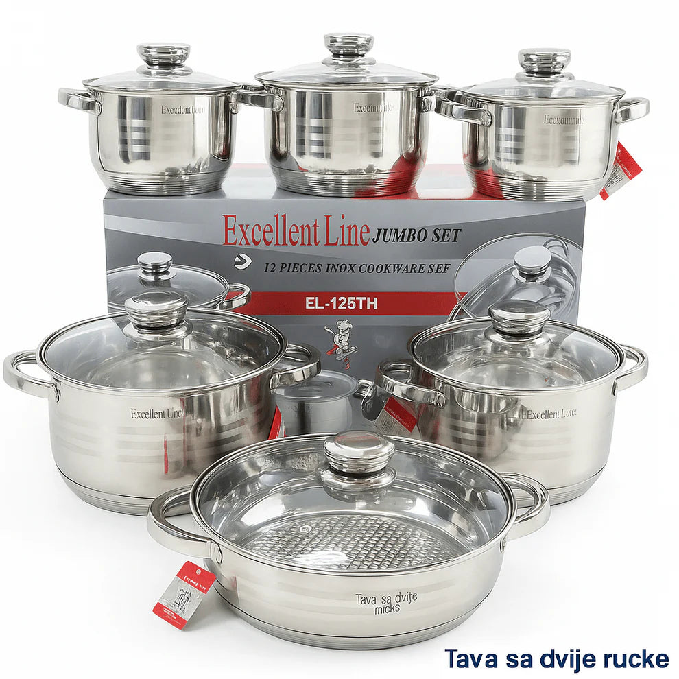 Excellent Line Premium Inox Set Posuđa