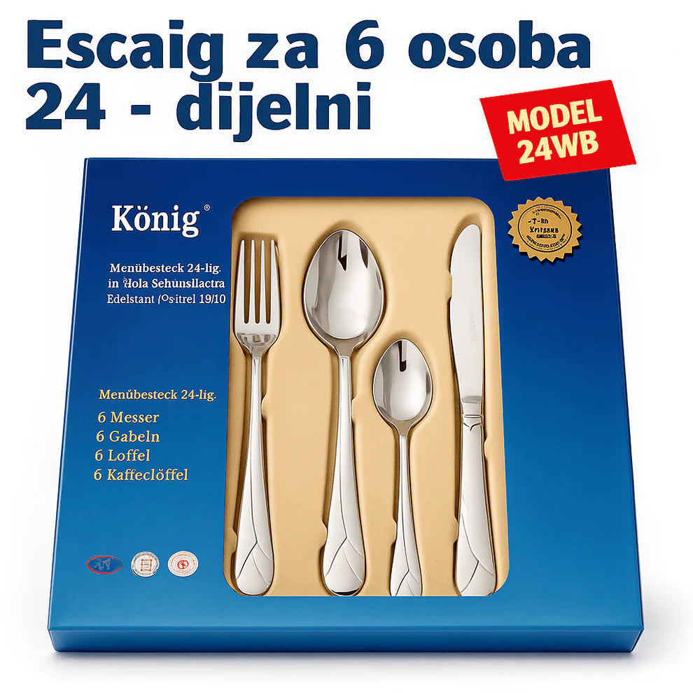 König Premium Escajg Set za 6 Osoba