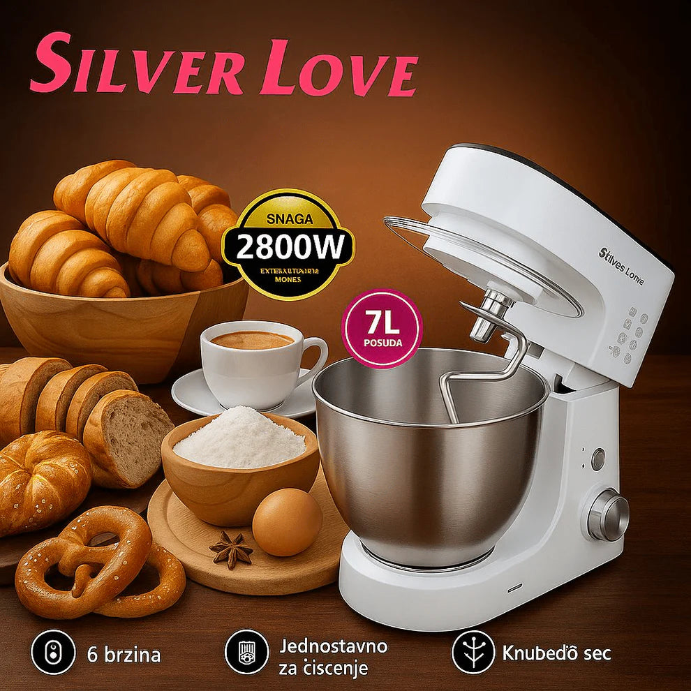Silver Love Kuhinjski Mikser 2800W
